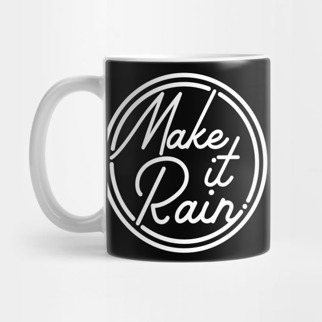 Make It Rain Typography by RetroReview